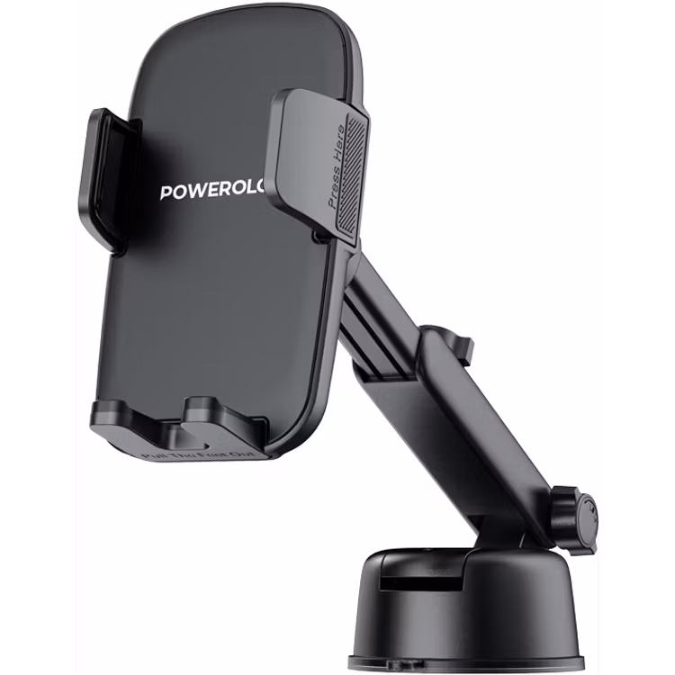 POWEROLOGY RAVEN AUTO CLAMPING CAR PHONE MOUNT BLACK PWRLX08BK