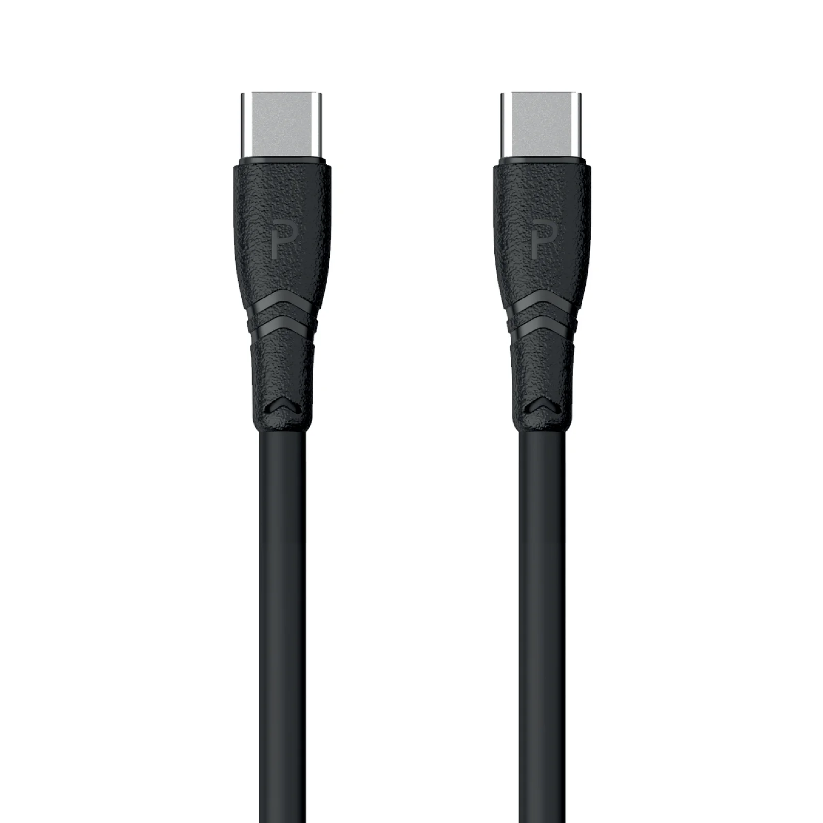 PAWA SOLID TRAVEL CHARGER DUAL PD & QC PORT WITH TYPE-C TO TYPE-C CABLE BLACK PW-PDQC3UKCC-BK thumbnail 2
