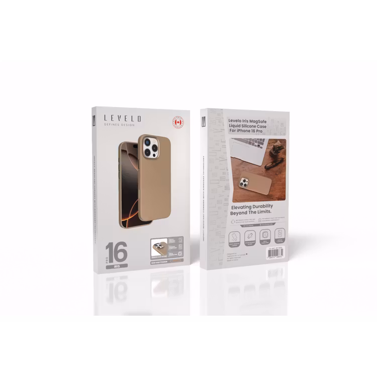 LEVELO IRIS MAGSAFE IPHONE 16 PRO LIQUID SILICONE CASE ROSE GOLD LVL-IMSC-16P-RSGD thumbnail 8