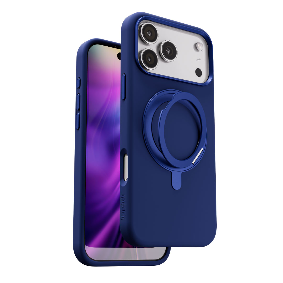 Blupebble RingFlex Case With MagSafe For iPhone 17 Pro Blue BP-IPRGFLX17PRO-BL