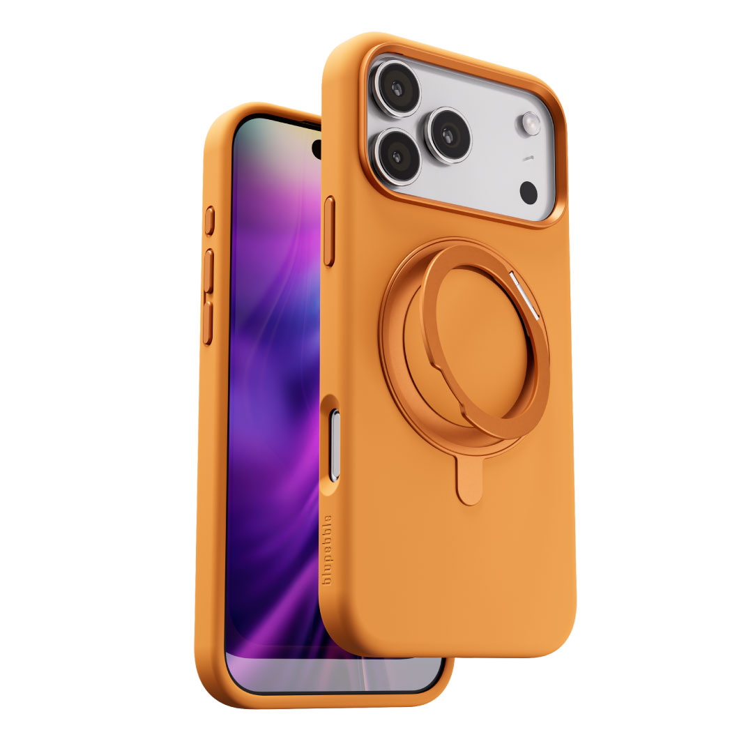 Blupebble RingFlex Case With MagSafe For iPhone 17 Pro Max Orange BP-IPRGFLX17MAX-OR