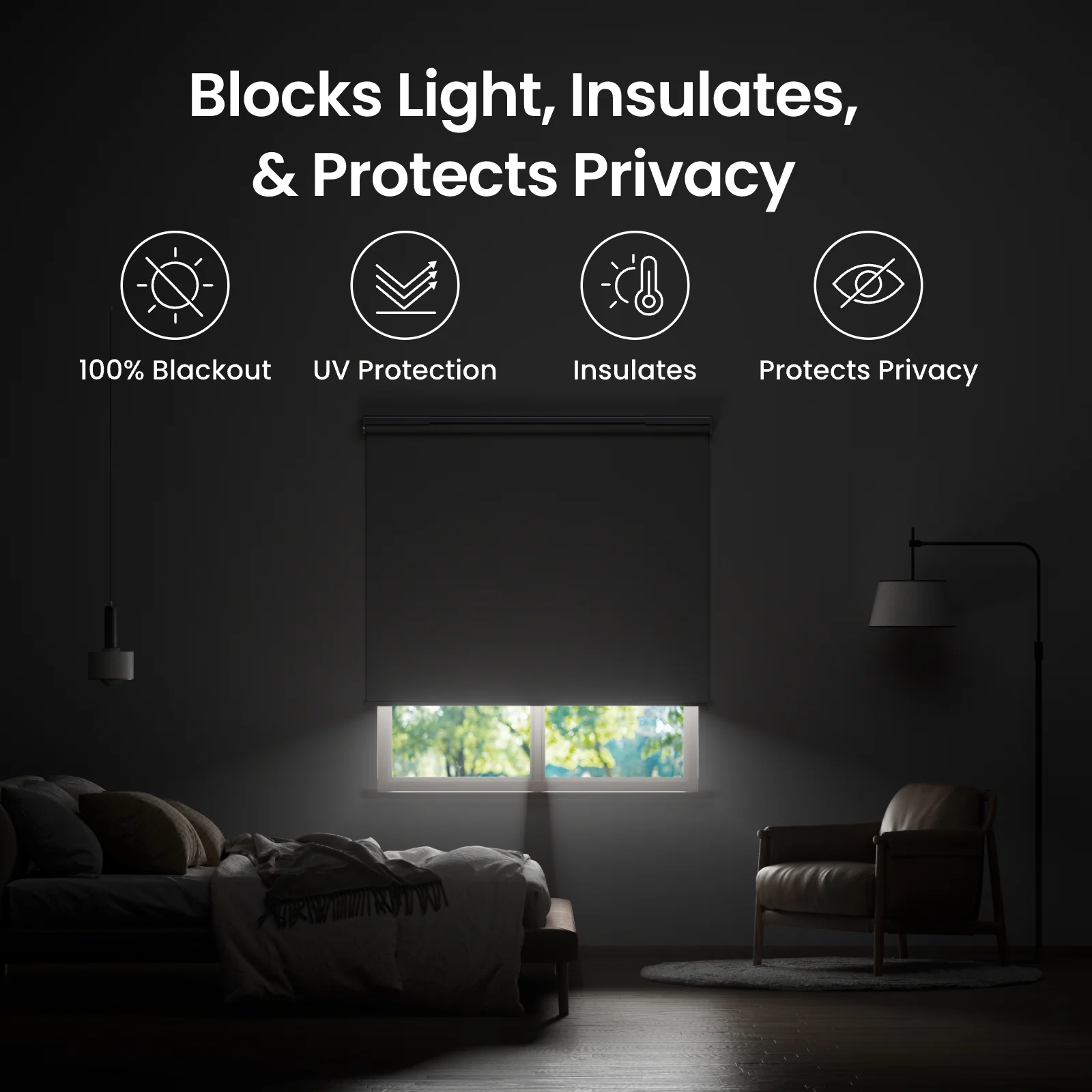 SWITCHBOT ADJUSTABLE SMART ROLLER SHADES SIZE-L W5000000 thumbnail 9