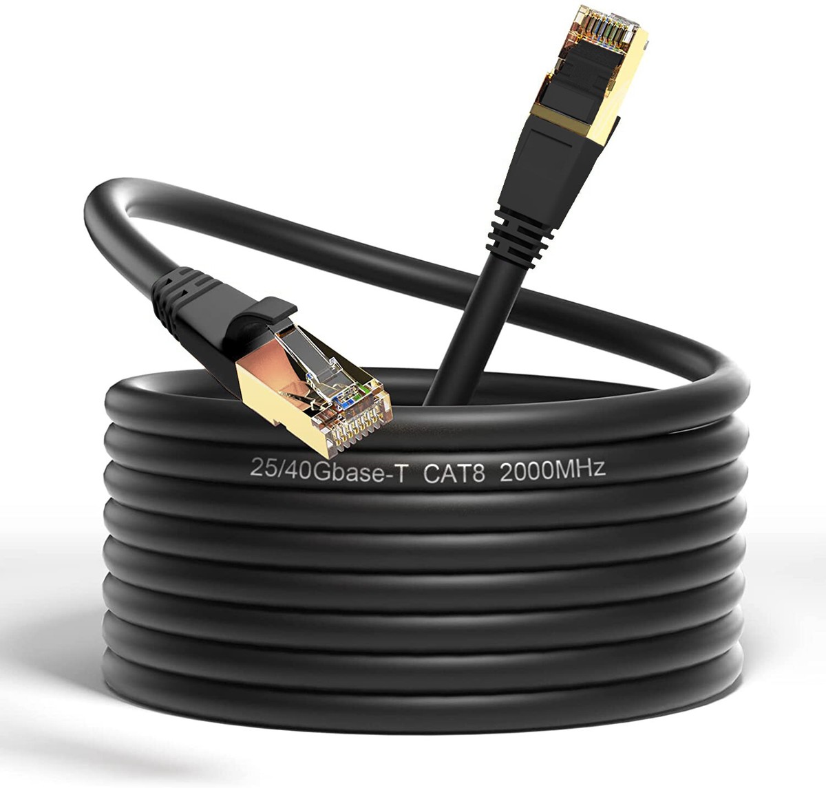 EPICARMA CAT8 ETHERNET CABLE 10M EA-CAT810M-BK