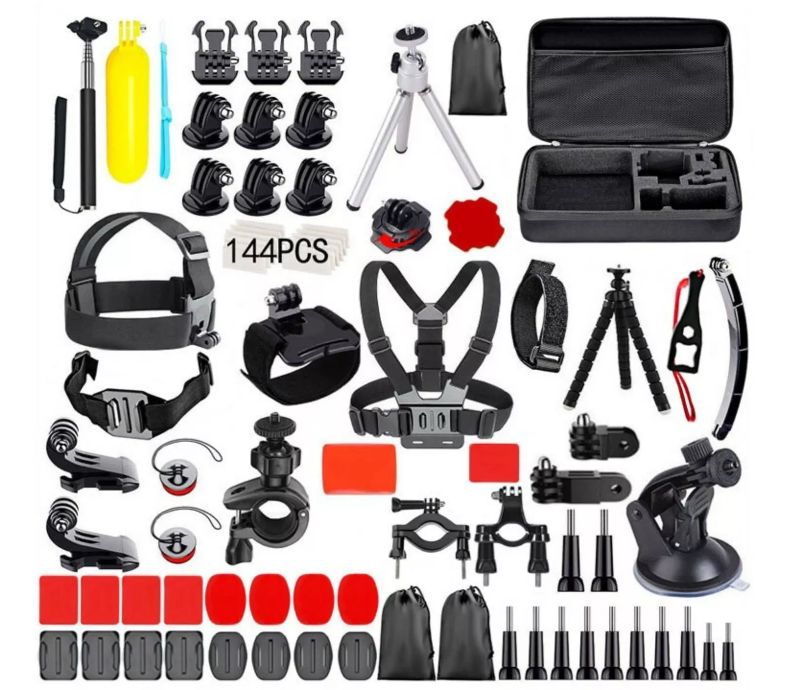 POWERPAK 216 IN 1 GOPRO ACTION CAMERA ACCESSORIES KIT