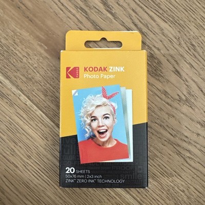KODADK ZINC PHOTOPAPER 2X3 20 SHEETS
