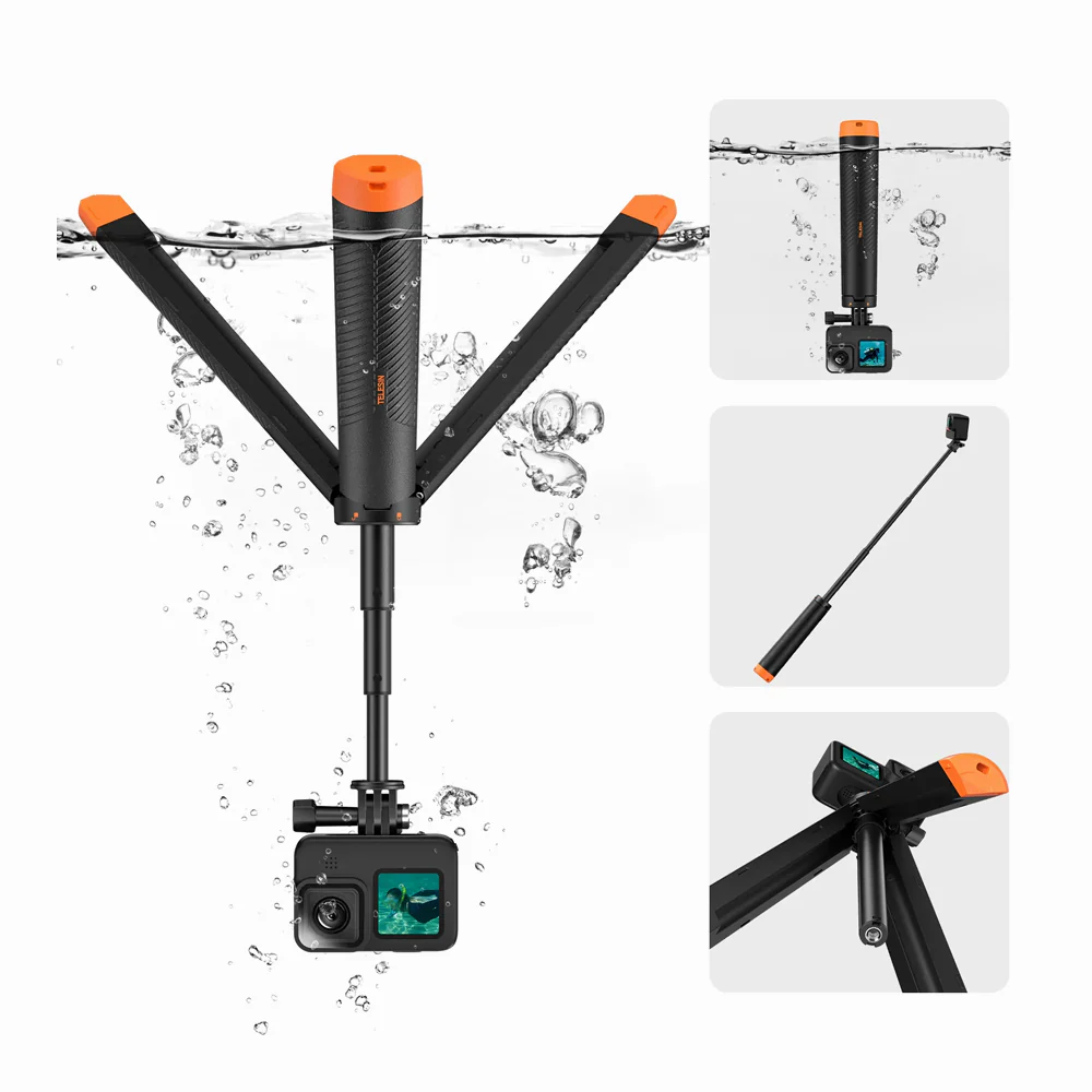 TELESIN FLOATING TRIPOD SELFIE STICK S1-TSS-02