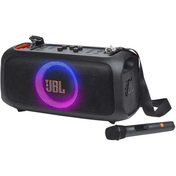 JBL PARTY BOX ON THE GO 2 SPEAKER BLACK