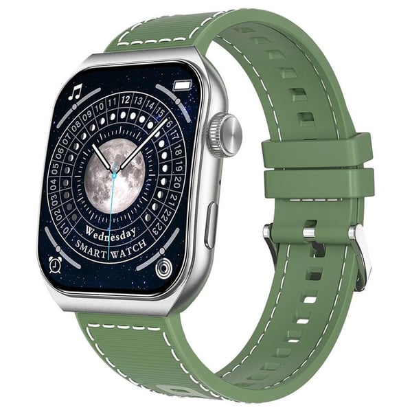 SWISS MILITARY ALPS 3 GREEN WATCH WITH SILICON STRAP SM-WAT-ALPS3-SLF-GRNSST
