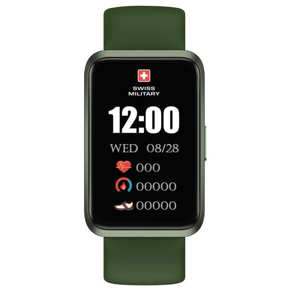 SWISS MILITARY RHINE 2  WATCH WITH SMART BAND GREEN SM-BAND-RHINE2-GRNFSIS