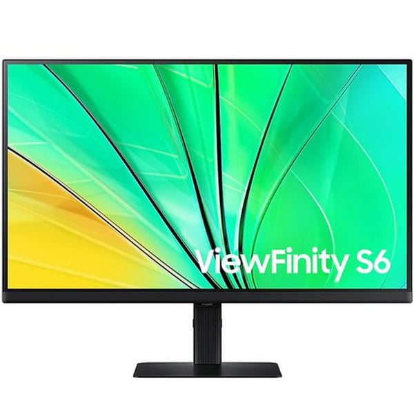 SAMSUNG 27 INCH HI RES VIEWFINITY S6 FLAT QHD IPS PANEL 100HZ MONITOR LS27D606EAMXUE