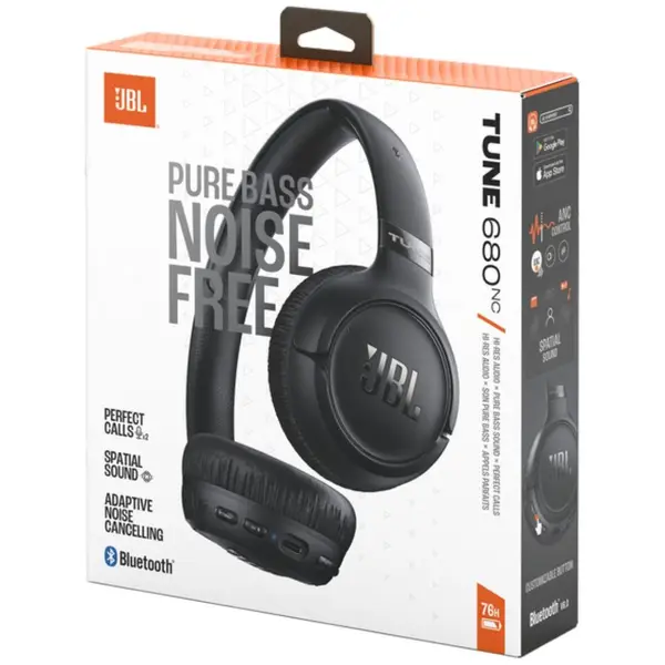 JBL TUNE 680NC WIRELESS HEADSET BLACK thumbnail 8