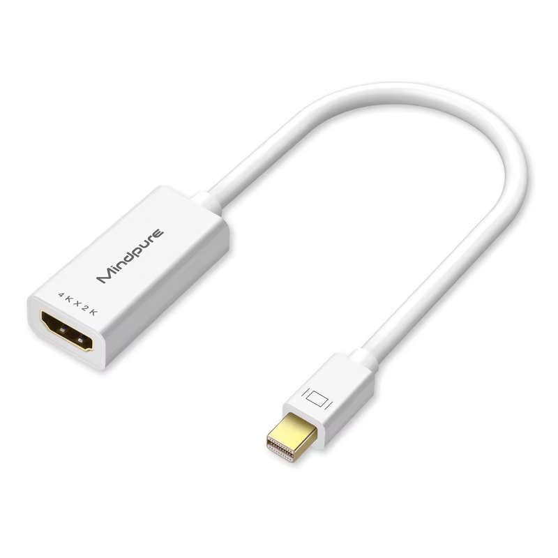 MINDPURE MINI DP TO HDMI CONVERTER 4KX2K WHITE LX10223