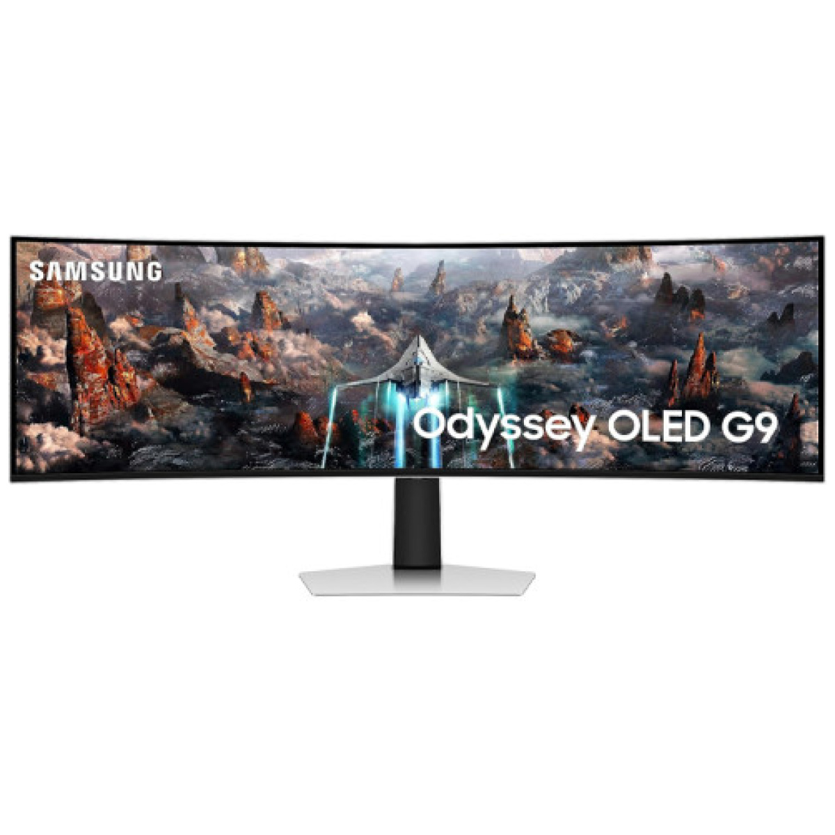 SAMSUNG ODYSSEY G9 G93SC GAMING CURVED MONITOR 49 INCH 2K OLED 240HZ WHITE LS49CG934SMXUE