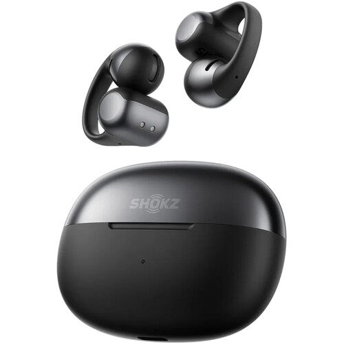 AFTER SHOKZ OPEN DOTS ONE TRUE WIRELESS EARBUDS BLACK E310-ST-BK
