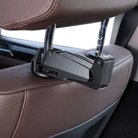 BASEUS BACKSEAT PHONE HOLDER HOOK BLACK SUHZ-A01 thumbnail 7