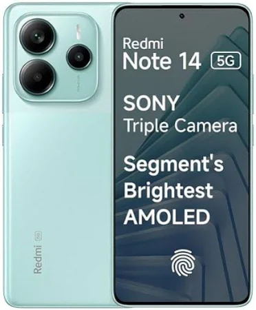 MI REDMI NOTE 14 5G 8GB RAM 256 ROM CORAL GREEN thumbnail 2