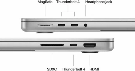 APPLE MACBOOK PRO 14 INCH M5 CHIP WITH 10 CORE CPU 10 CORE GPU 16GB 1TB SSD ARB SILVER MDE54 thumbnail 7