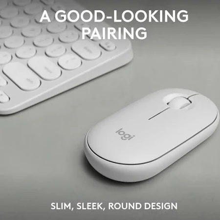 LOGITECH PEBBLE 2 COMBO KEYBOARD AND MOUSE WHITE 920-012398 thumbnail 2