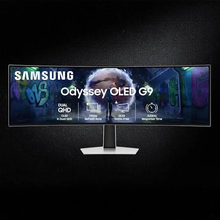 SAMSUNG G9 G952 49 INCH ODYSSEY OLED SMART DUAL QHD 240HZ 0.03MS GAMING MONITOR LS49DG952SMXUE thumbnail 10