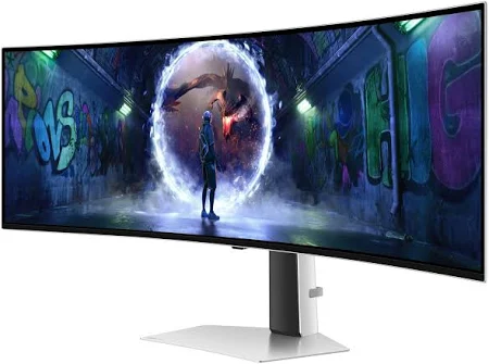 SAMSUNG G9 G952 49 INCH ODYSSEY OLED SMART DUAL QHD 240HZ 0.03MS GAMING MONITOR LS49DG952SMXUE thumbnail 2