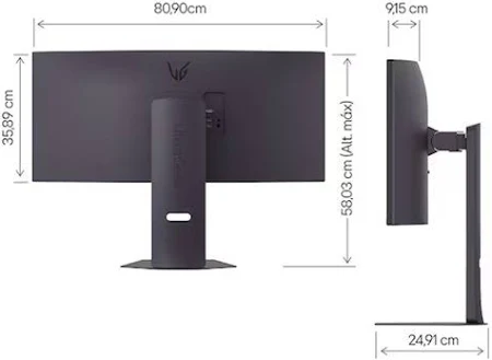 LG 34 INCH ULTRAGEAR WQHD CURVED 160HZ AMD FREESYNC GAMING MONITOR 34G600A-B thumbnail 12