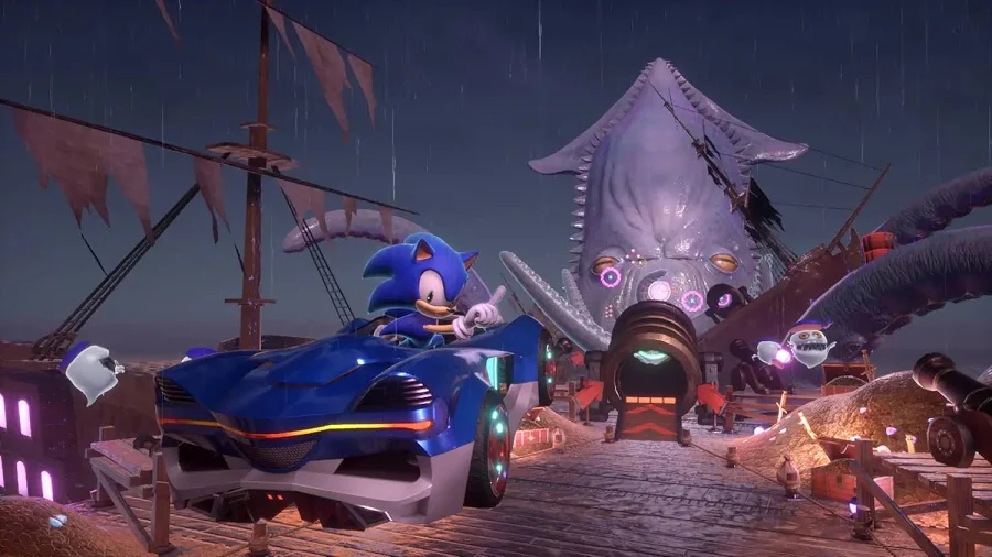 NINTENDO SWITCH 2 SONIC RACING CROSSWORLD GAME ARABIC thumbnail 5