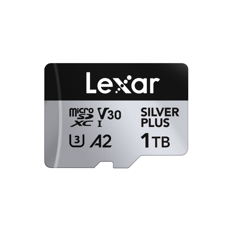 LEXAR PROFESSIONAL SILVER PLUS MICROSDXC UHS-I CARDS 205MB/S-1TB LMSSIPL001T-BNANG