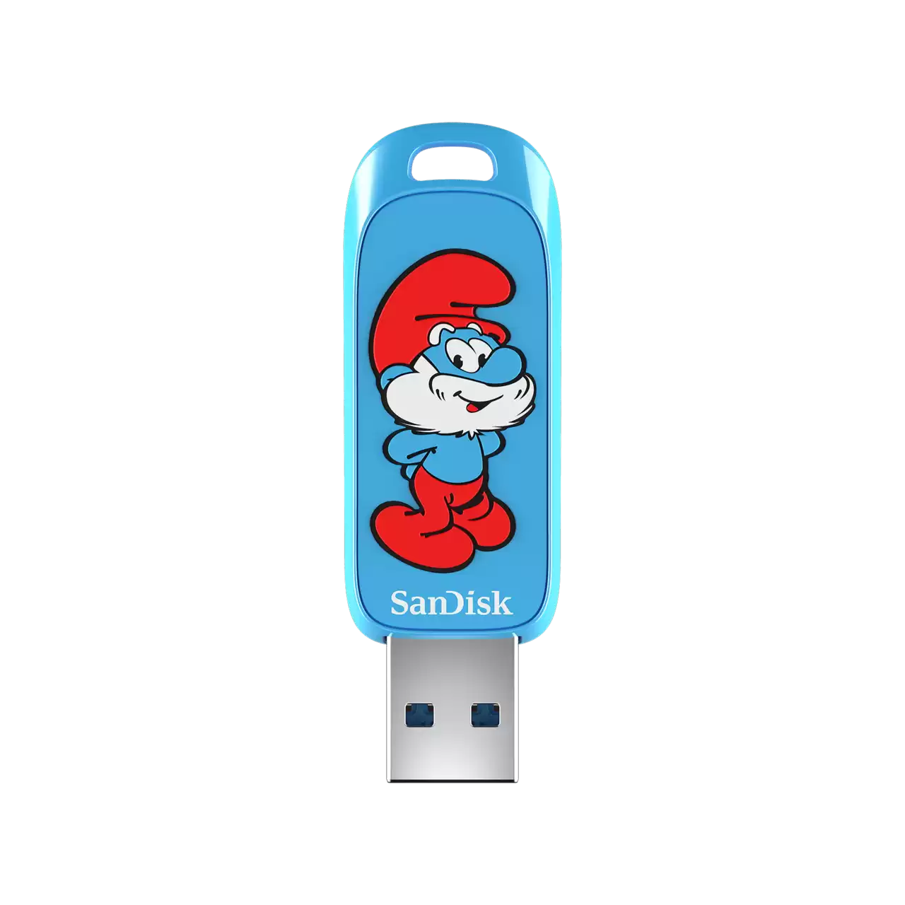 SANDISK SMURFS 256GB USB FLASH DRIVE PAPA SMURF EDITION SDCZIS-256G-G46