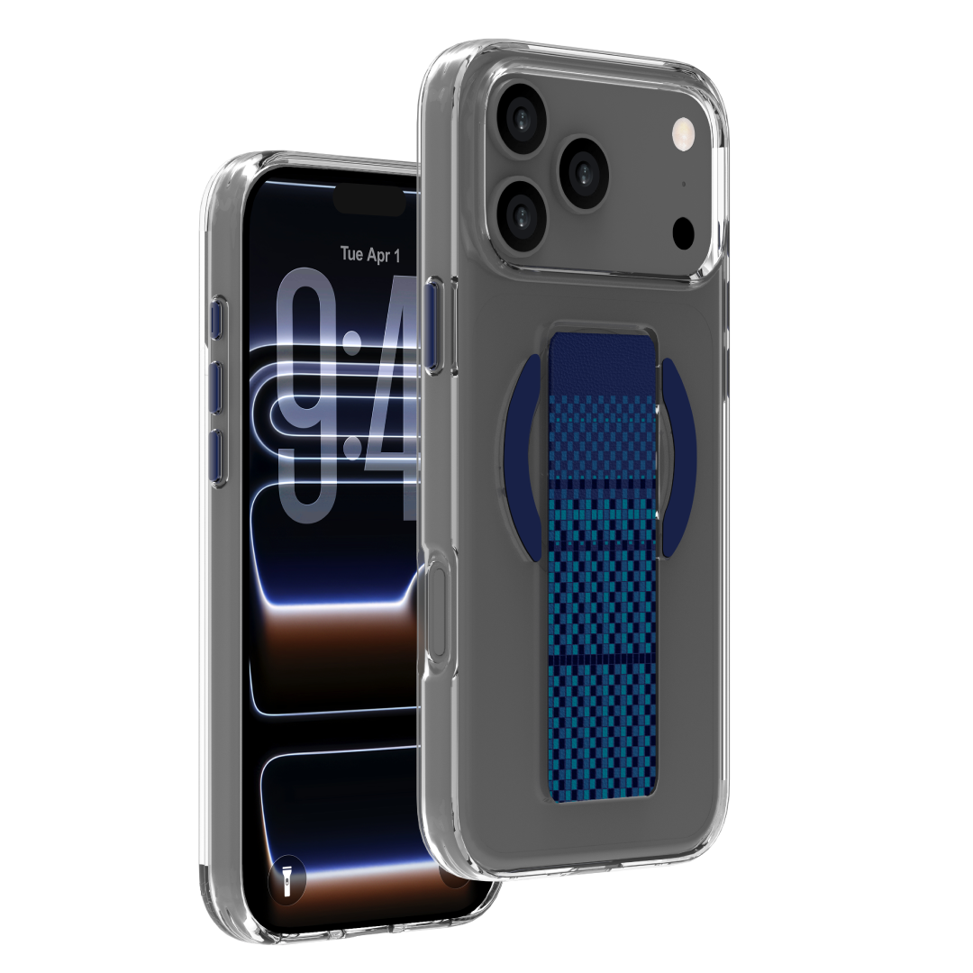 BLUPEBBLE IPHONE 17 PRO SNAPGRIP CASE WITH MAGSAFE BLUE BP-IPSNG17PRO-BL