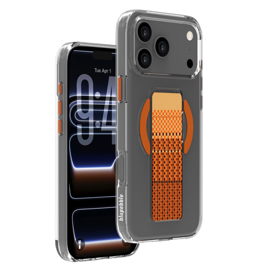 BLUPEBBLE IPHONE 17 PRO SNAPGRIP CASE WITH MAGSAFE ORANGE BP-IPSNG17PRO-OR