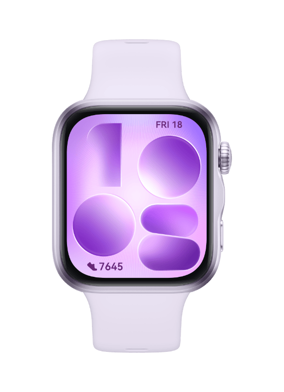 HUAWEI WATCH FIT 5 PURPLE ALUMINUM ALLOY CASE PURPLE FLUOROELASTOMER STRAP NKI-B09 55020HRJ