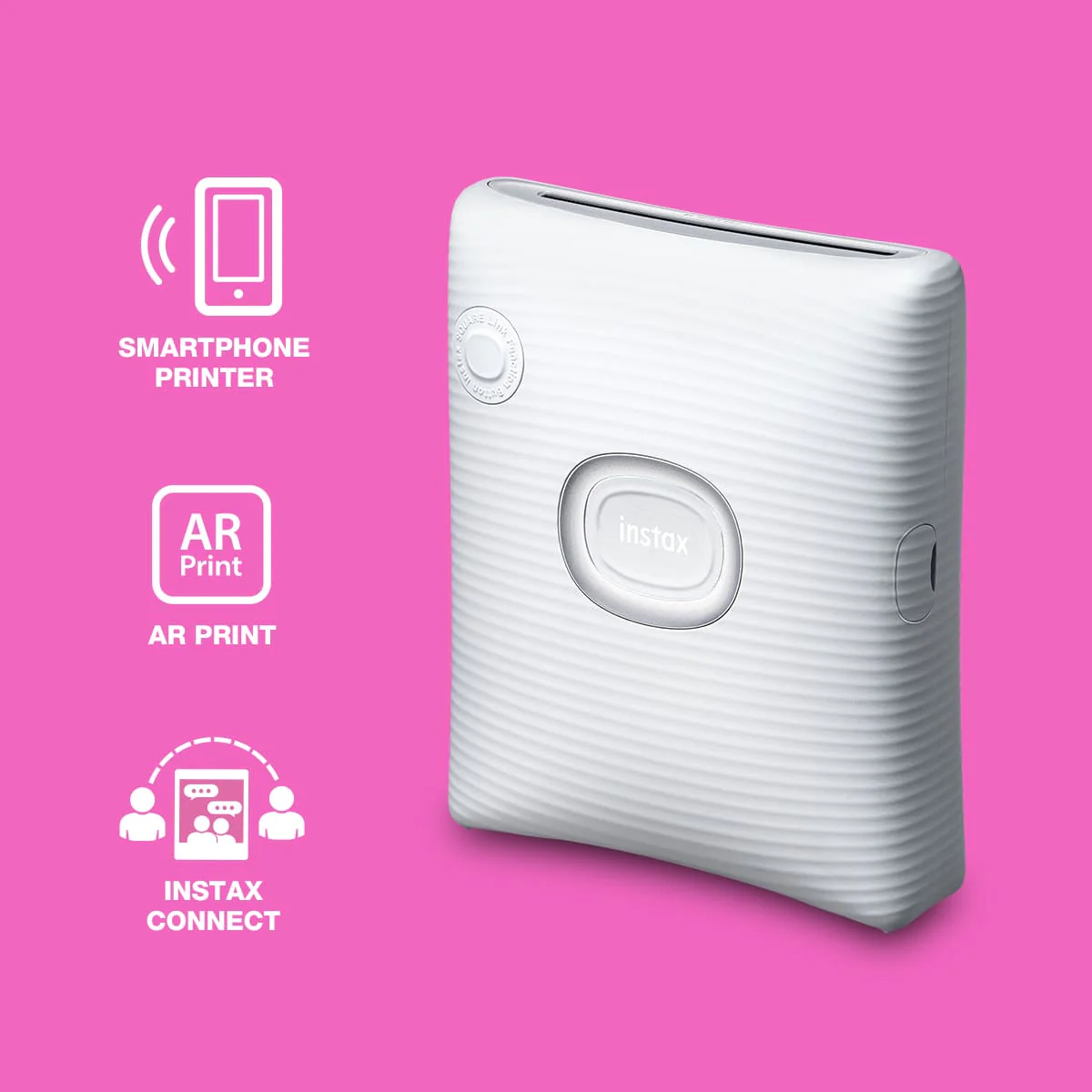 FUJIFILM INSTAX SQUARE LINK SMARTPHONE PRINTER WHITE thumbnail 3