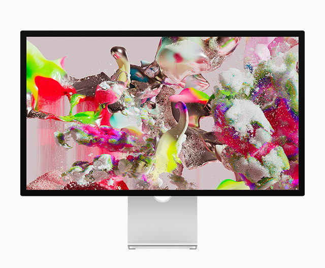 APPLE STUDIO DISPLAY 27 INCH 5K RETINA DIPLAY NANO TEXTURE GLASS TILL ADJUSTABLE STAND SILVER MMYW3 thumbnail 2