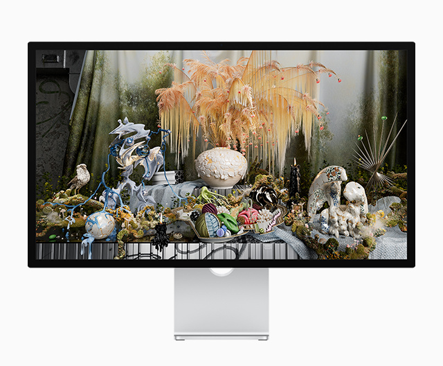 APPLE STUDIO DISPLAY 27 INCH 5K RETINA DIPLAY NANO TEXTURE GLASS TILL ADJUSTABLE STAND SILVER MMYW3 thumbnail 7