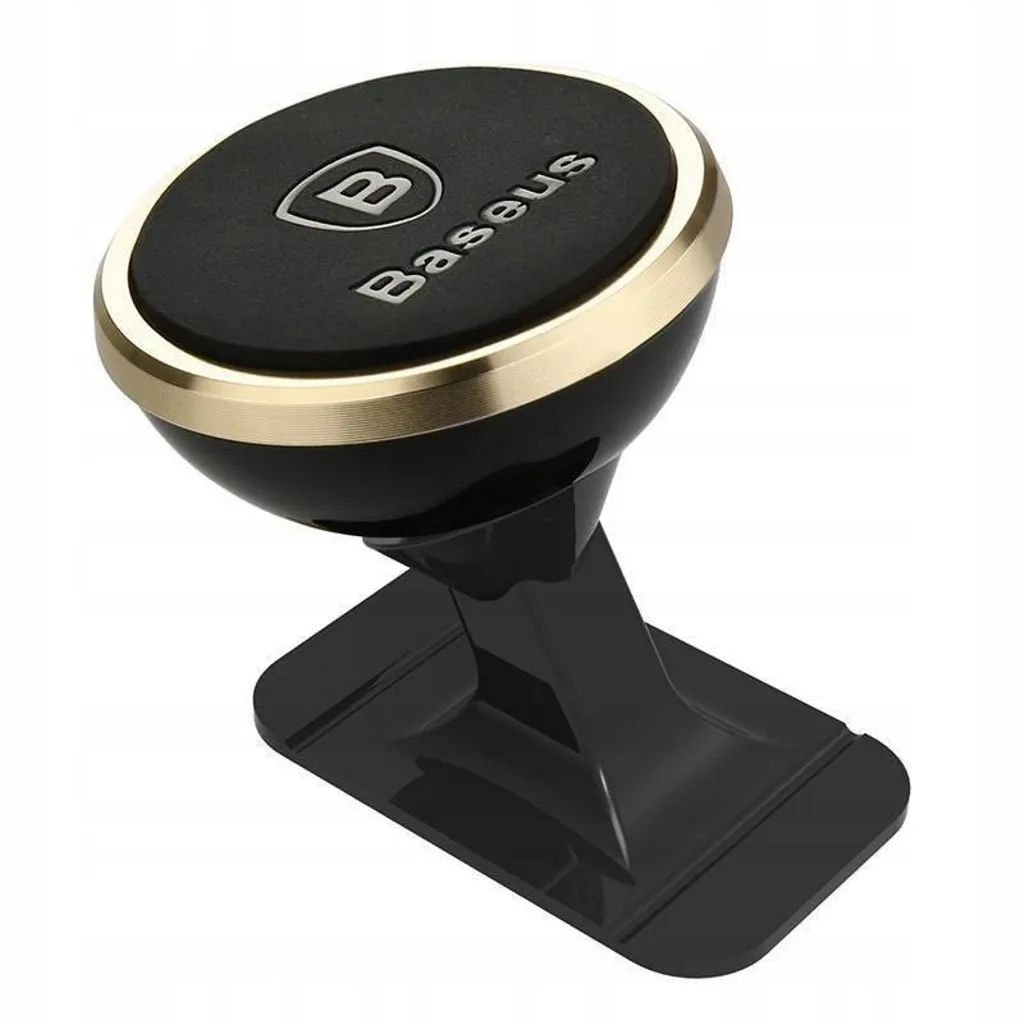 BASEUS 360 DEGREE ADJUSTABLE MAGNETIC PHONE MOUNT GOLD