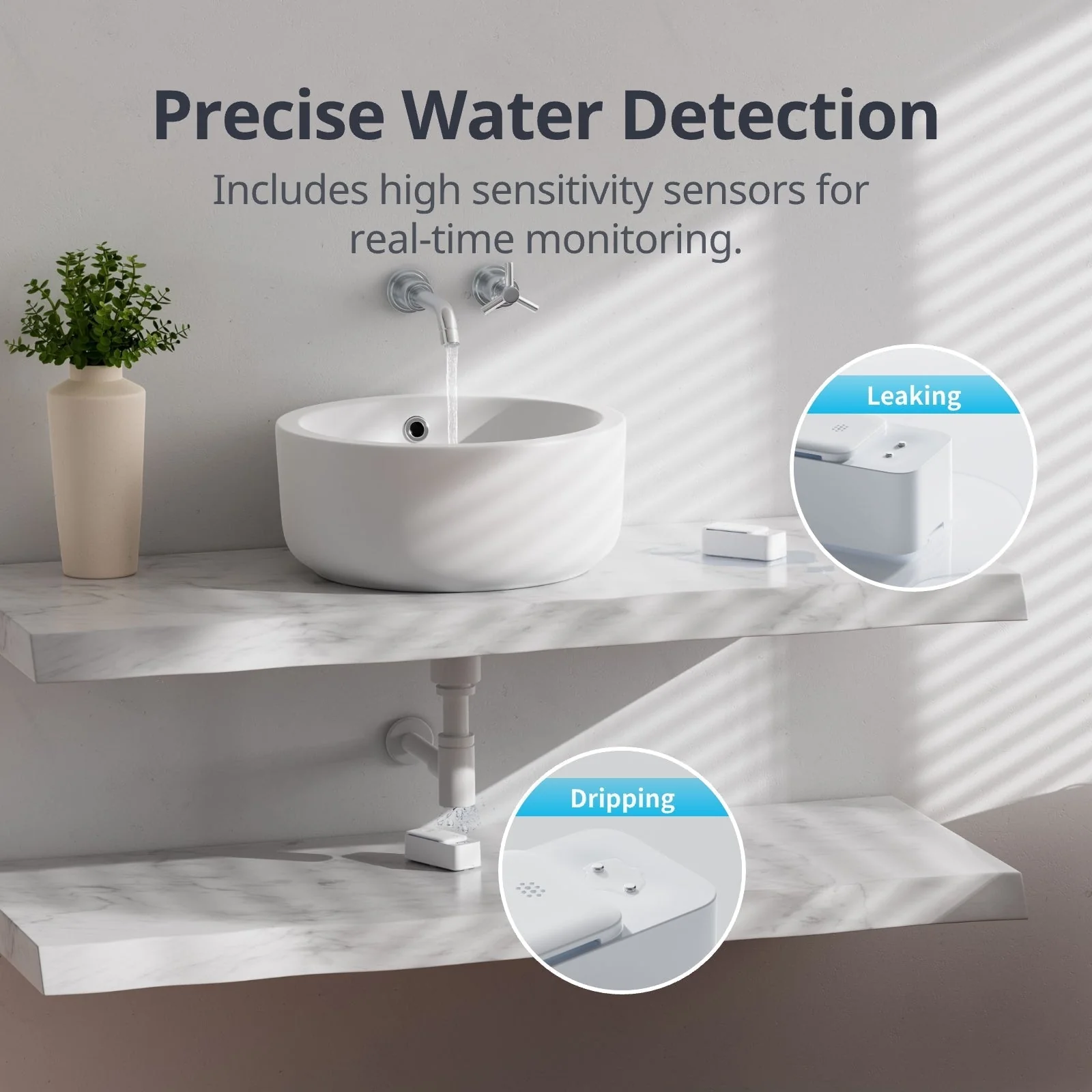 SWITCHBOT WATER LEAK DETECTOR WITH SENSOR CABLE WHITE W4402010 thumbnail 7