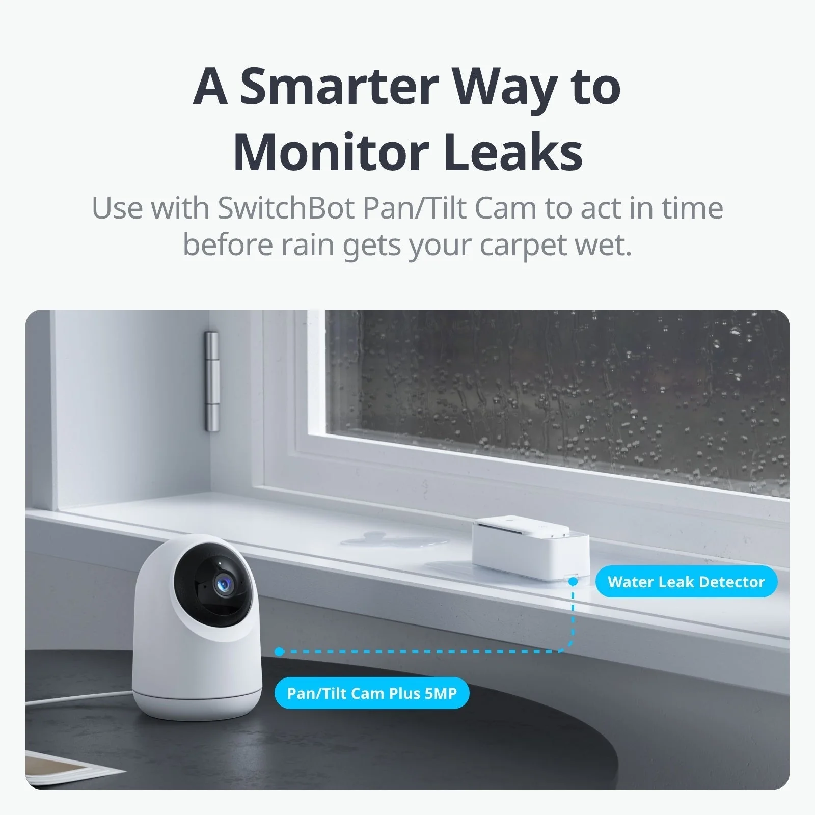 SWITCHBOT WATER LEAK DETECTOR WITH SENSOR CABLE WHITE W4402010 thumbnail 12