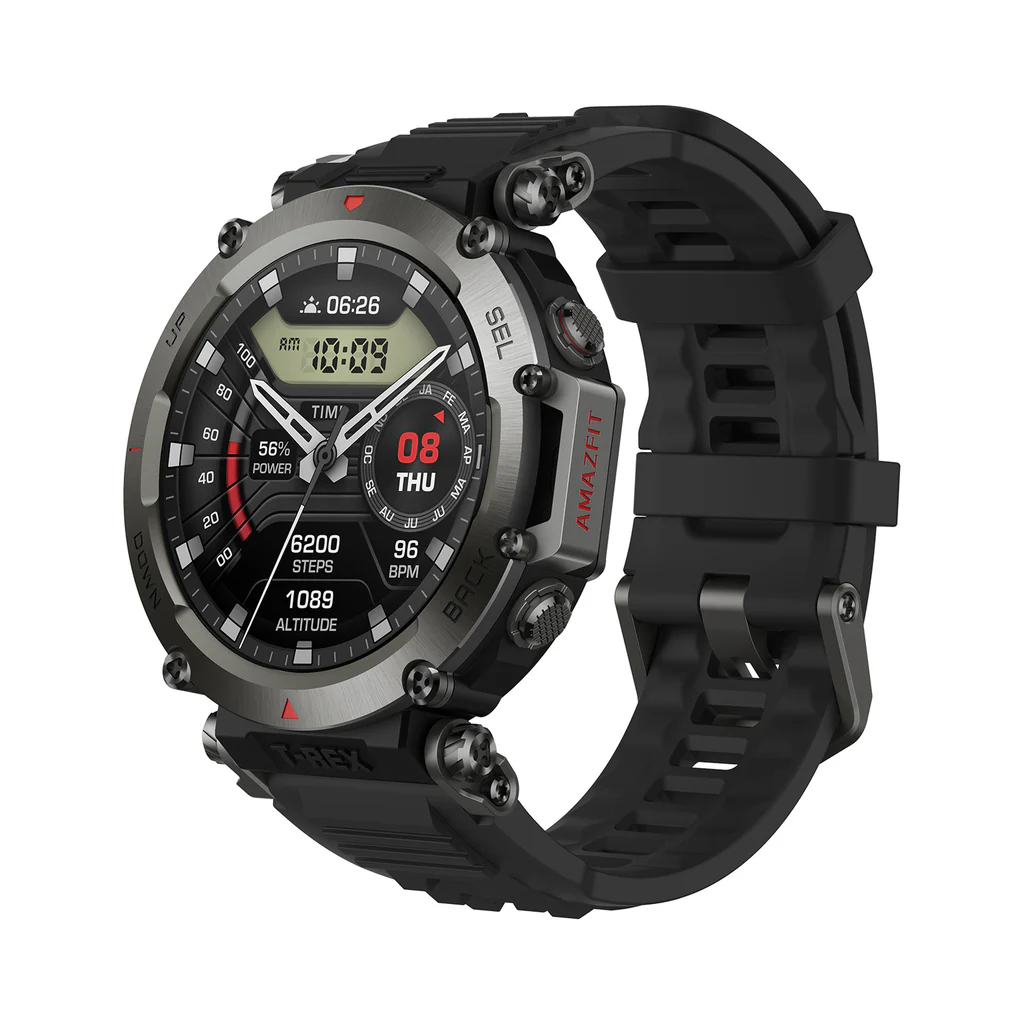Amazfit T-Rex Ultra Smart Watch (A2142) - Rugged Design, Adventure-Ready, Long Battery Life