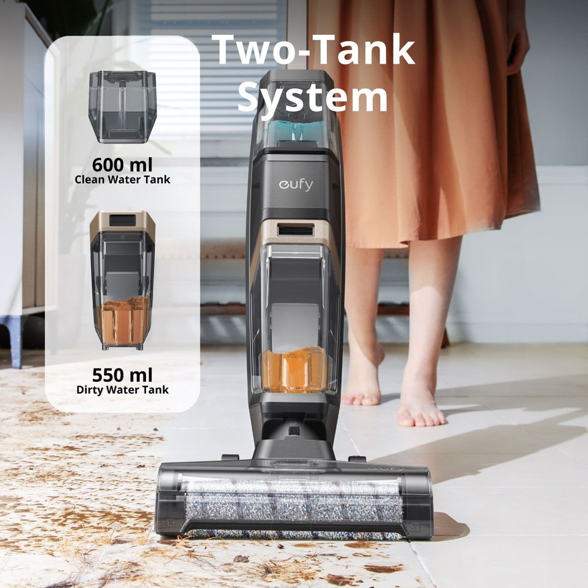 Eufy WetVac W31 Wet and Dry Cordless Vacuum Cleaner T2730211 thumbnail 2