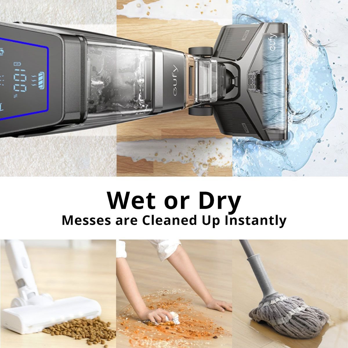 Eufy WetVac W31 Wet and Dry Cordless Vacuum Cleaner T2730211 thumbnail 5