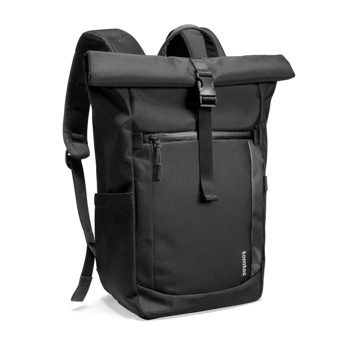 TOMTOC NAVIGATOR T61 ROLLTOP BACKPACK BLACK T61L1D1