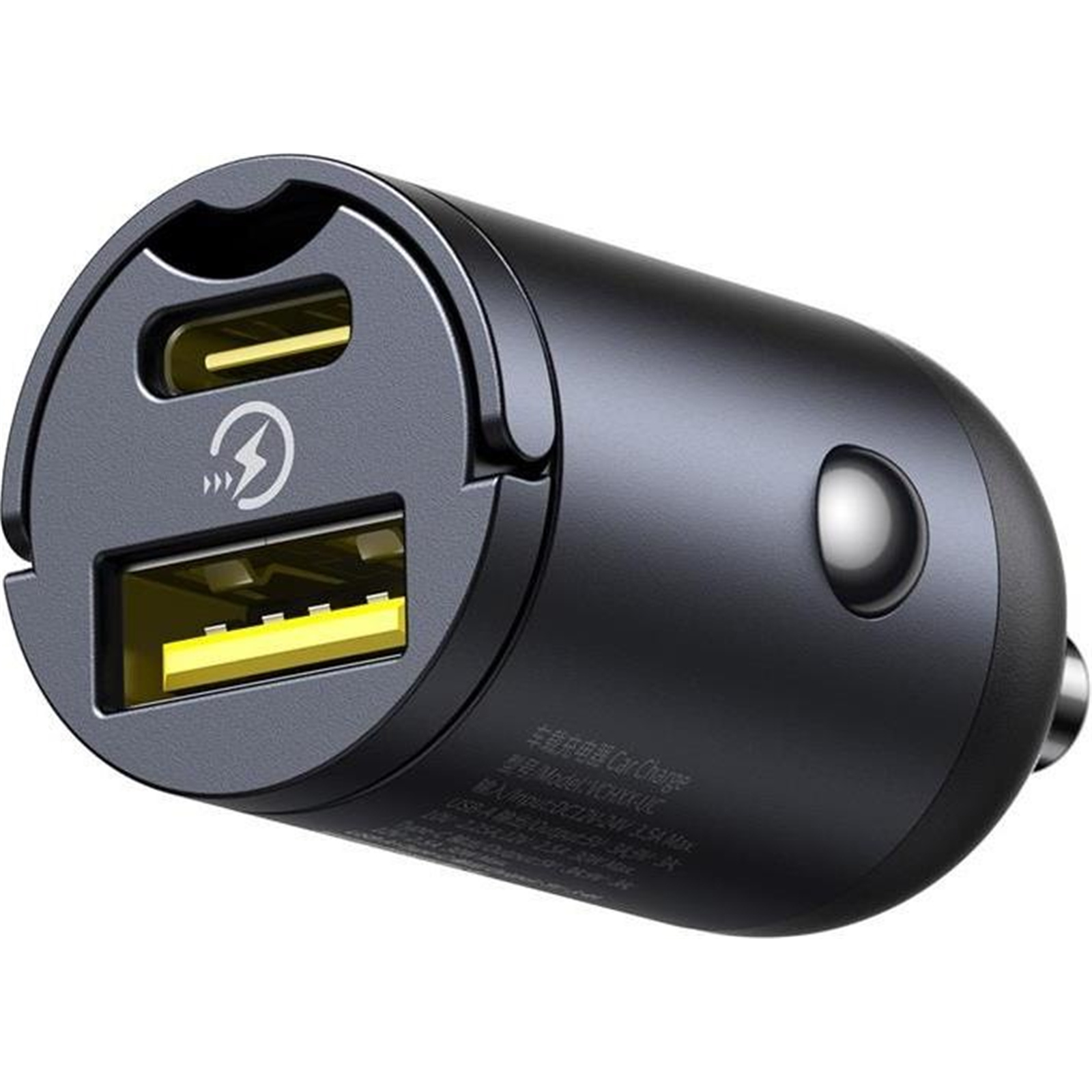 BASEUS TINY STAR 30W MINI CAR CHARGER COSMIC BLACK