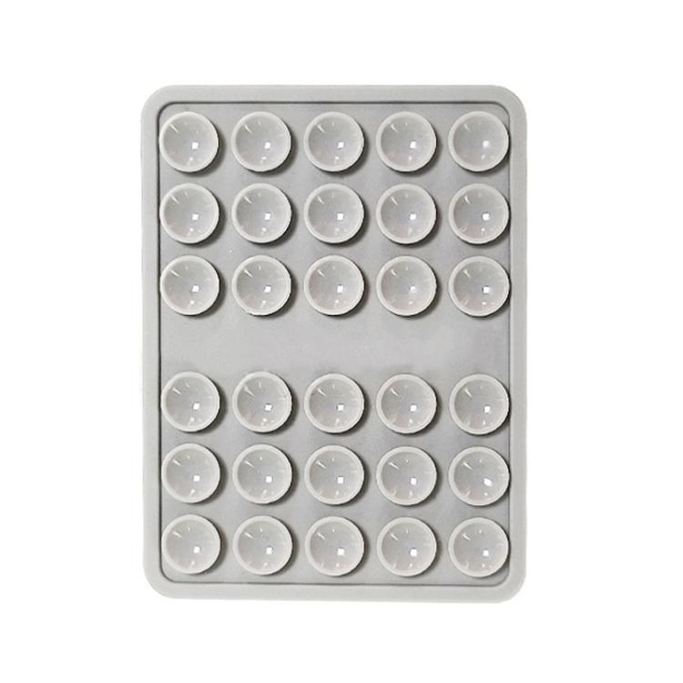 DOUBLE SIDED SUCTION CUP PHONE HOLDER GRAY