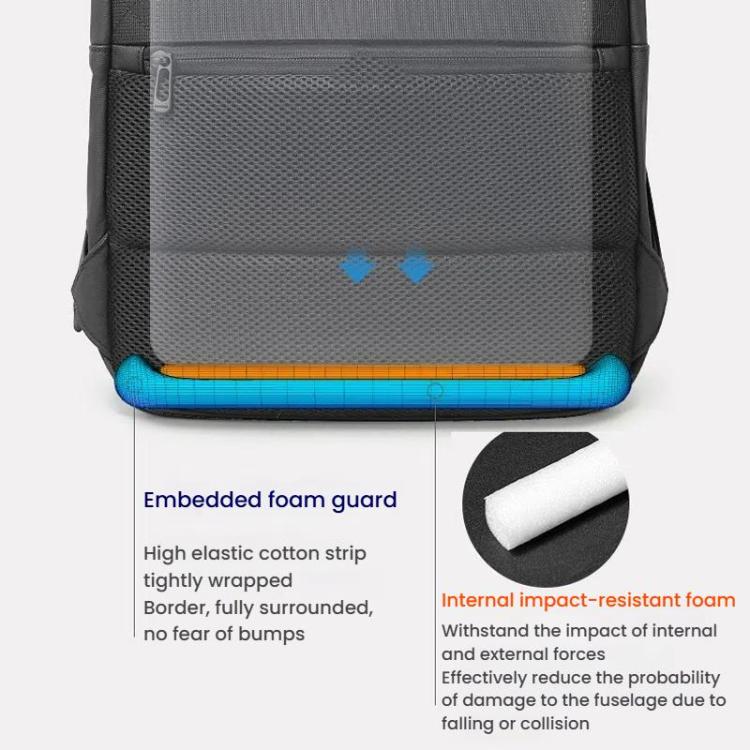 BANGE BACKPACK GRAY BG-3057 thumbnail 7