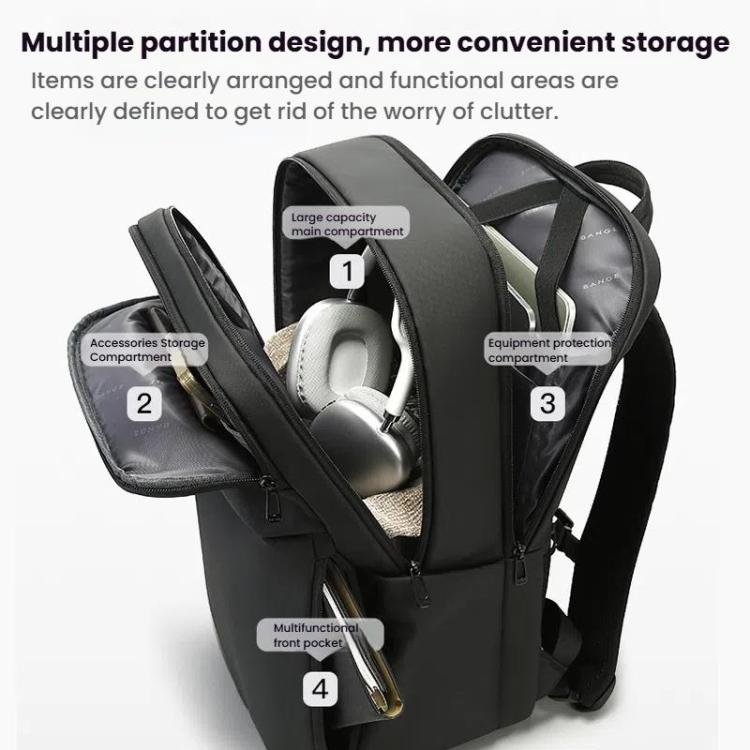 BANGE BACKPACK GRAY BG-3065 thumbnail 8