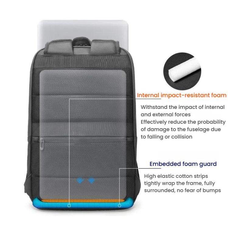 BANGE BACKPACK BLACK BG-3065 thumbnail 6