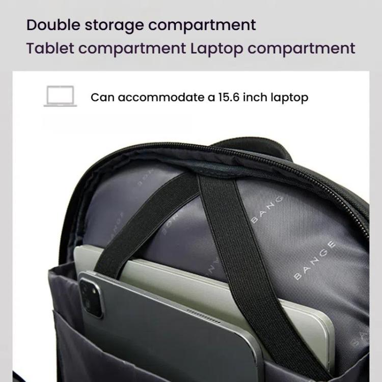 BANGE BACKPACK BLACK BG-3065 thumbnail 10