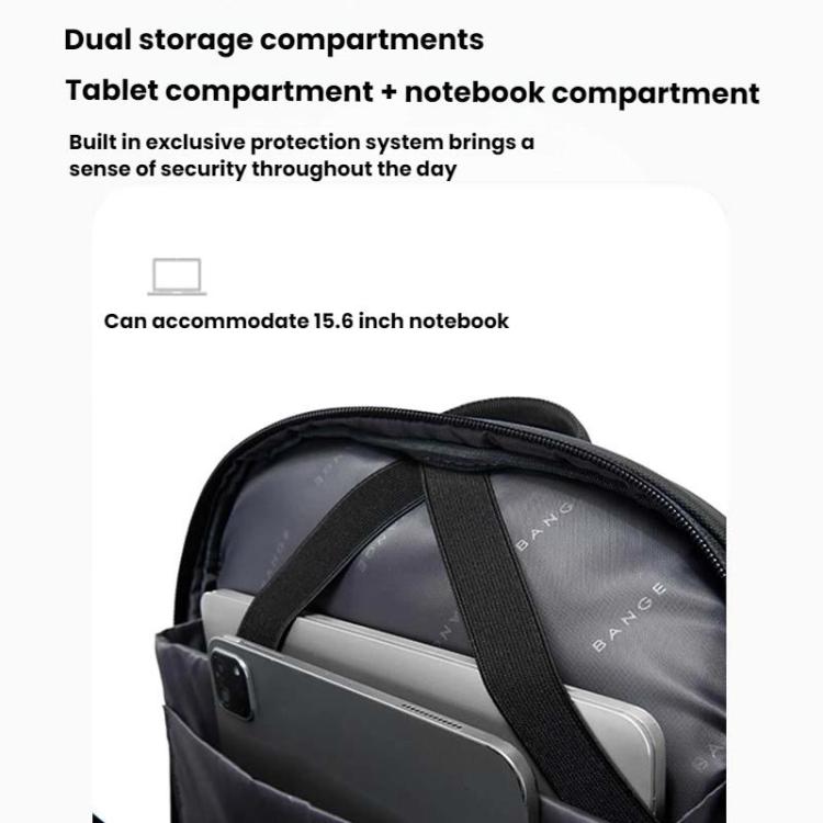 BANGE BACKPACK GRAY BG-3068 thumbnail 5