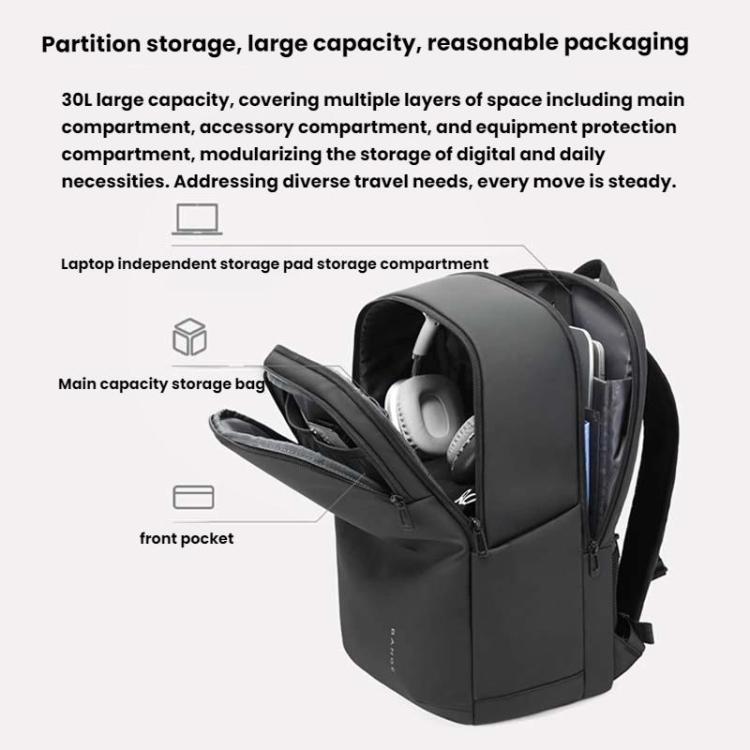 BANGE BACKPACK BLACK BG-3068 thumbnail 7