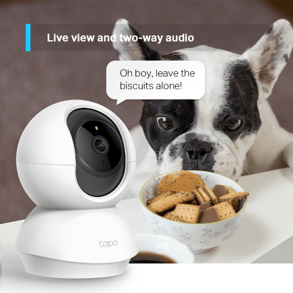 TP-Link Pan/Tilt Home Security WiFi Camera - Tapo TC70 thumbnail 4